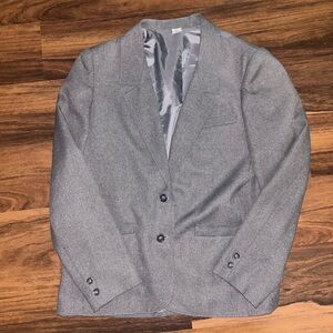 Blazers That Fit - Sears - The Fashion Place Gray Blazer Suit Jacket Size 14 VTG